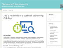 Tablet Screenshot of discovery-enterprise.com